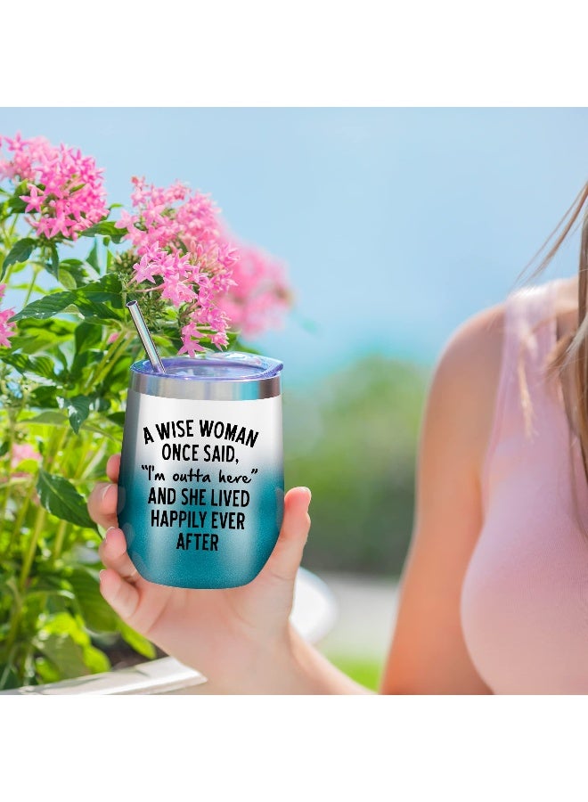 NewEleven Retirement Gifts For Women 2025 - Happy Retirement Gift - Coworker Leaving Gift, Farewell Gifts, Goodbye Presents For Coworkers, Friends - 12 Oz Tumbler - Image 4